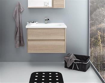 Orka Düden 80 cm Meşe Banyo Dolabı Takımı