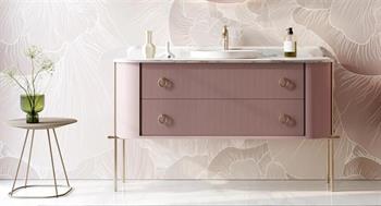 Orka Felice 140 cm Pudra Banyo Dolabı Alt Modül ve Lavabo