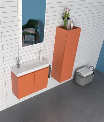 Orka Ferla 60 cm Mat Tarçin Banyo Dolabı Takımı