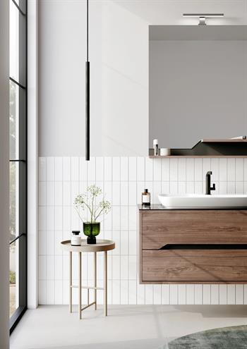 Orka Galia Banyo Dolabı Takımı, 100 cm, Lidya (Led Aydınlatmalı Ayna), 5000314