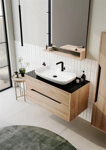 Orka Galia Banyo Dolabı Takımı, 100 cm, Legnano (Led Aydınlatmalı Ayna), 5000313