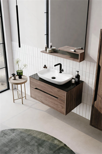 Orka Galia Banyo Dolabı Takımı, 80 cm, Lidya (Led Aydınlatmalı Ayna), 5000312