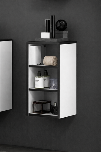 Orka Knidos 30 cm Beyaz Alt Banyo Boy Çamaşır Dolabı, 3000989