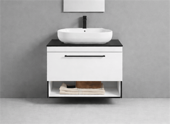 Orka Knidos 70 cm Beyaz Banyo Dolabı Alt Modül ve Lavabo, 5001381
