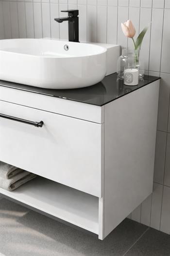 Orka Knidos 90 cm Beyaz Banyo Dolabı Alt Modül ve Lavabo, 5001384