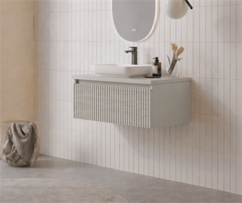 Orka Lentia 80 cm Mat Kaşmir Banyo Dolabı Alt Modül Ve Lavabo, 5007083