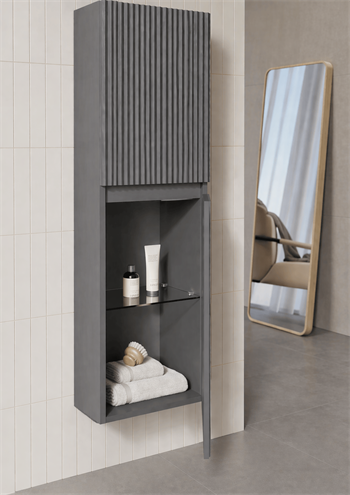 Orka Lentia Boy Dolabı, Mat Antrasit, 3009239