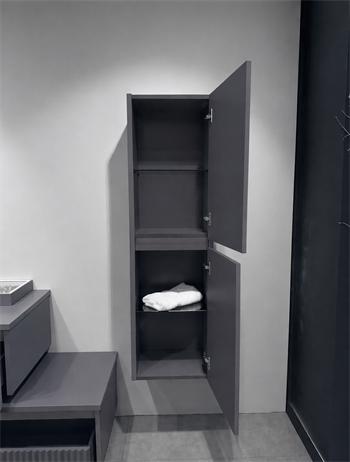 Orka Lentia Boy Dolabı, Mat Antrasit, 3009239