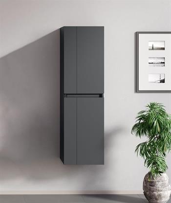 Orka Likya 40 cm Antrasit Banyo Boy Çamaşır Dolabı