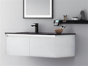 Orka Lisbon 110 cm Mat Beyaz Banyo Dolabı Takımı