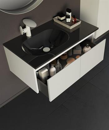 Orka Lisbon 90 cm Mat Beyaz Banyo Dolabı Takımı