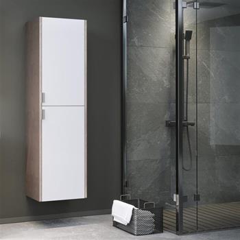 Orka Luna 40 cm Gri Banyo Boy Çamaşır Dolabı