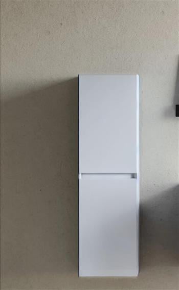 Orka Lusso 40 cm Beyaz Banyo Boy Çamaşır Dolabı