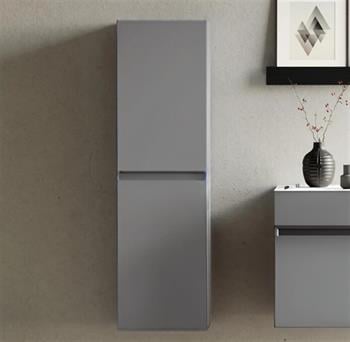 Orka Lusso 40 cm Gri Banyo Boy Çamaşır Dolabı