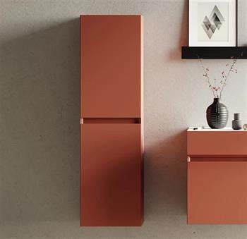 Orka Lusso 40 cm Tarçın Banyo Boy Çamaşır Dolabı