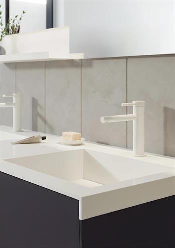 Orka Milano 140 cm Mat Antrasit Banyo Dolabı Takımı