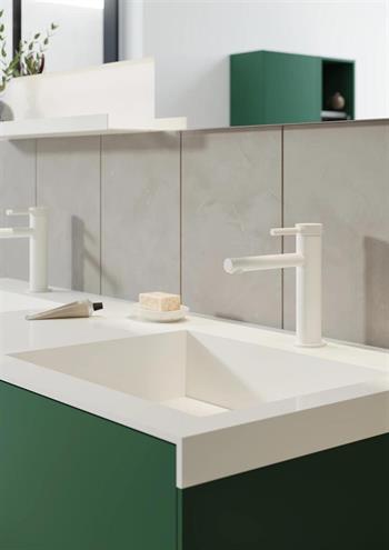 Orka Milano 140 cm Yeşil Banyo Dolabı Alt Modül ve Lavabo