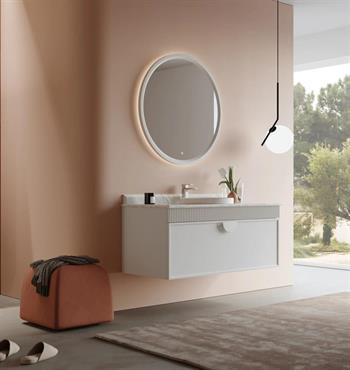 Orka Molino 122 cm Mat Kaşmir Lake Banyo Dolabı Takımı