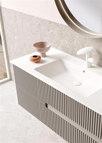 Orka Moonlight Banyo Dolabı Takımı, 120 cm, Lake Mat Vizon (Ledli Ayna), 5000450