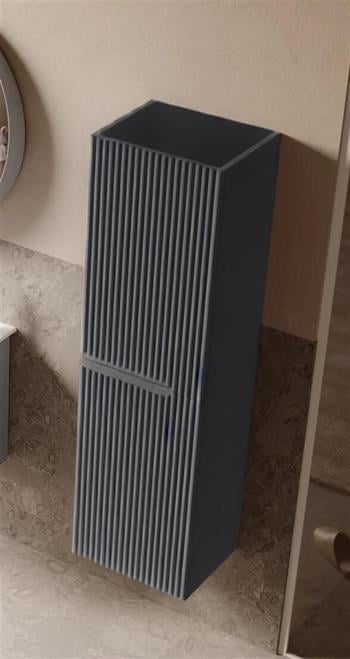 Orka Moonlight 40 cm Antrasit Banyo Boy Çamaşır Dolabı