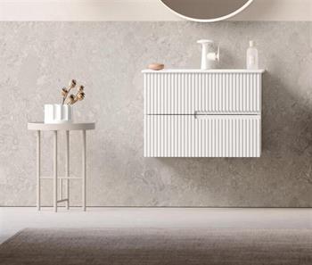 Orka Moonlight 70 cm Beyaz Banyo Dolabı Alt Modül ve Lavabo