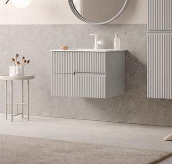 Orka Moonlight 70 cm Lake Mat Vizon Banyo Dolabı Alt Modül ve Lavabo, 5006116