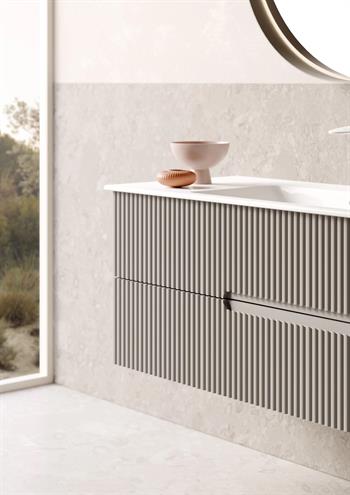 Orka Moonlight Banyo Dolabı Takımı, 120 cm, Lake Mat Vizon (Ledli Ayna), 5000450