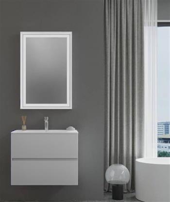 Orka Nest 71 cm Mat Gri Banyo Dolabı Alt Modül ve Lavabo