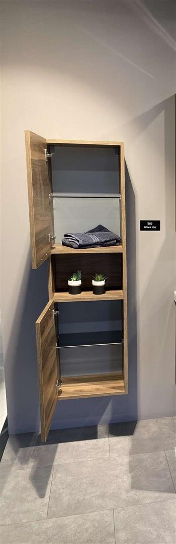 Orka Nova 40 cm Ceviz Banyo Boy Çamaşır Dolabı