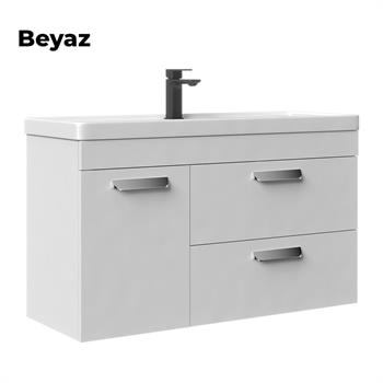 Orka Nova 80 cm Beyaz Banyo Dolabı Takımı