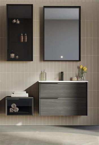 Orka Noventa 120 cm Cabana Banyo Dolabı Takımı