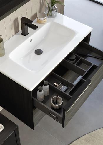 Orka Noventa 120 cm Cabana Banyo Dolabı Takımı