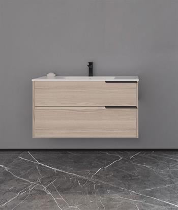 Orka Novento 120 cm Cordoba Banyo Dolabı Alt Modül ve Lavabo