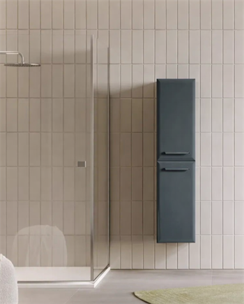 Orka Nuvola 40 cm Parlak Lake Antrasit Banyo Boy Çamaşır Dolabı, 3001702