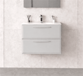 Orka Nuvola 65 cm Parlak Lake Kaşmir Banyo Dolabı Alt Modül ve Lavabo, 5001651