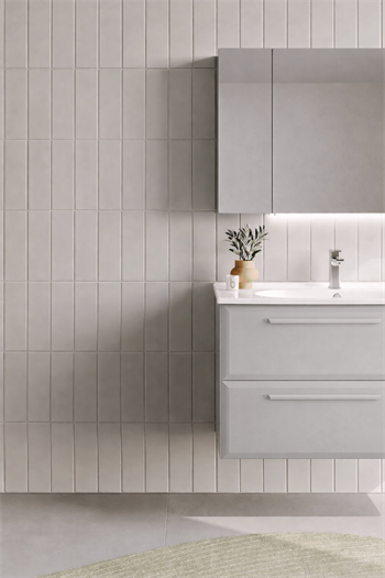 Orka Nuvola Banyo Dolabı Takımı, 100 cm, Parlak Lake Kaşmir (Ledli-Dolaplı Ayna), 5000602