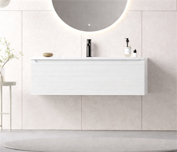 Orka Olbia 100 cm Mat Beyaz Banyo Dolabı Alt Modül ve Lavabo , 5006680