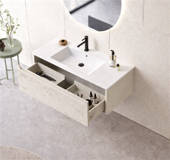 Orka Olbia 100 cm Mat Kaşmir Banyo Dolabı Alt Modül ve Lavabo , 5006681