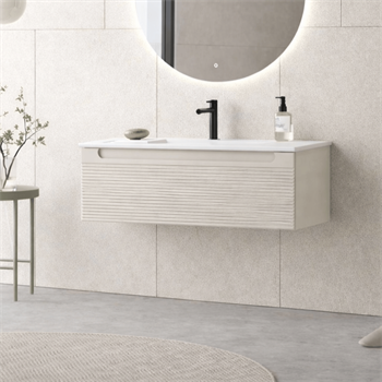 Orka Olbia 100 cm Mat Kaşmir Banyo Dolabı Alt Modül ve Lavabo , 5006681