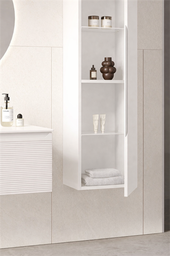Orka Olbia 40 cm Boy Dolabı Mat Beyaz , 3008775