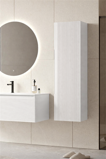 Orka Olbia 40 cm Boy Dolabı Mat Beyaz , 3008775