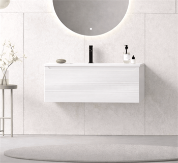 Orka Olbia 80 cm Mat Beyaz Banyo Dolabı Alt Modül ve Lavabo , 5006677