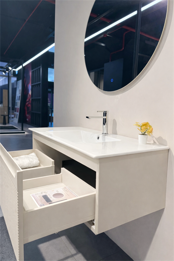 Orka Olbia Banyo Dolabı Takımı, 120 cm, Mat Kaşmir (Ledli Ayna), 5006693