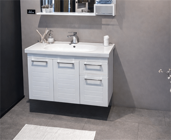 Orka Perge 100 cm Beyaz Banyo Dolabı Alt Modül ve Lavabo, 5001742