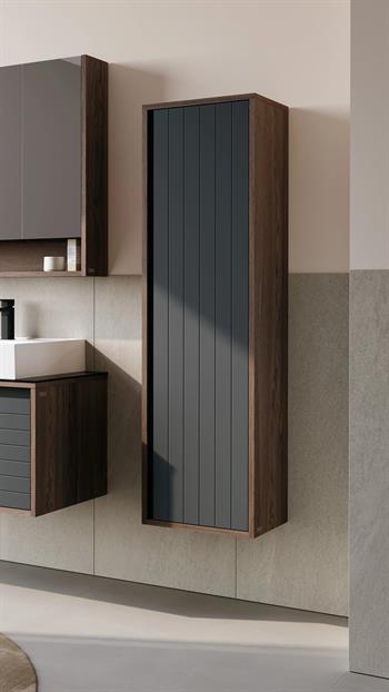 Orka Prato 40 cm Banyo Boy Çamaşır Dolabı Navaro/Antrasit, 3010027