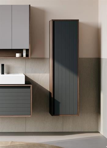 Orka Prato 40 cm Banyo Boy Çamaşır Dolabı Navaro/Antrasit, 3010027