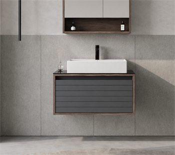 Orka Prato 80 cm Banyo Dolabı Alt Modül ve Lavabo Navaro/Antrasit, 5003630