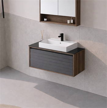 Orka Prato 80 cm Banyo Dolabı Alt Modül ve Lavabo Navaro/Antrasit, 5003630