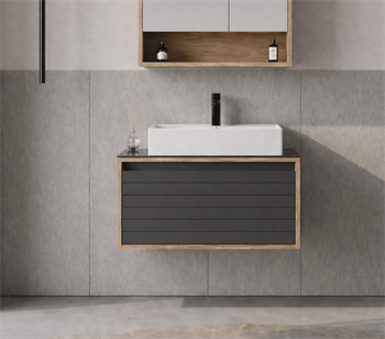 Orka Prato 80 cm Banyo Dolabı Alt Modül ve Lavabo Legnano/Antrasit, 5003628