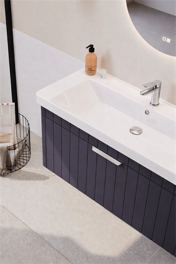 Orka Procıda Banyo Dolabı Takımı, 80 cm, Mat Antrasit (Ledli Ayna-Krom Kulp), 5007238